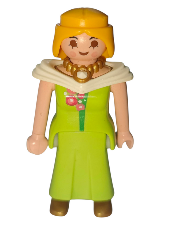 Playmobil 30 14 4030 Princess, mint green dress, long blonde hair, bare arms 4777