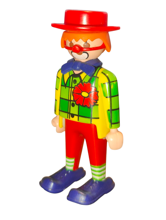 Playmobil 30 00 4202 Clown, green plaid shirt, red pants with stripey socks 4787