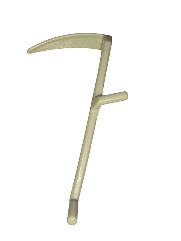 Playmobil light grey scythe sickle with 2 handles