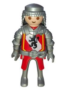 Playmobil 30 00 5273 Knight, heavy armour, lion symbol on red tunic