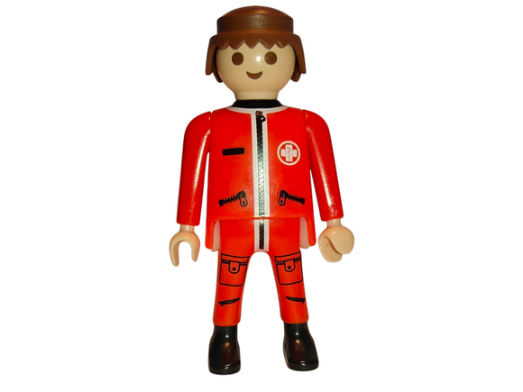 Playmobil 30 00 2392 Helicopter paramedic, brown hair 4222 , 6686