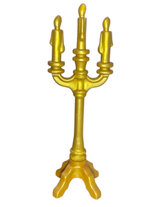 Playmobil 30 21 8440 & 30 20 9430 Gold Candle holder, floor-model, three candles with Pedestal stand