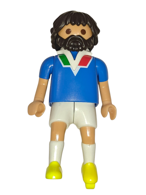 Playmobil 30 00 7553 Blue Shirt Soccer Player, Italy 6895