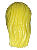Playmobil Female Light Yellow Hair Wig long, loose with hole for headband (No Face)