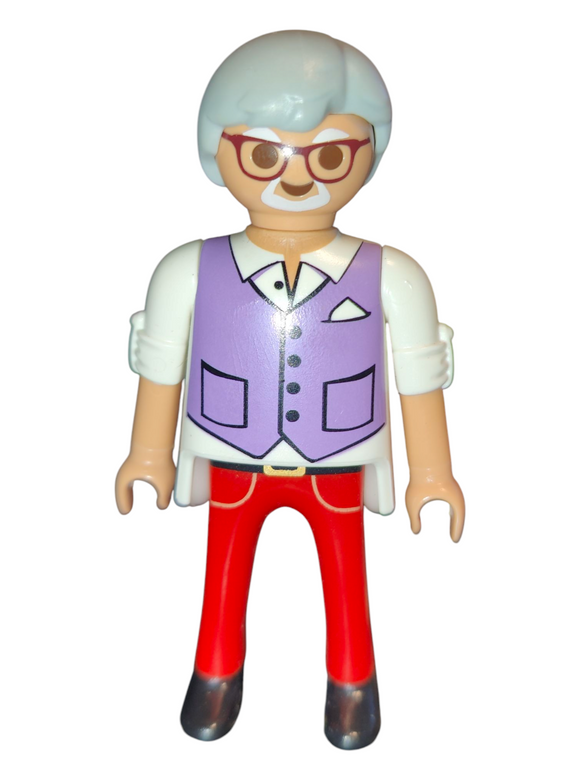Playmobil Modern Playmobil Grandparent Grandfather Man Figure Citylife