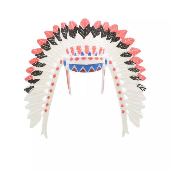 Playmobil 30 63 0643 & 30 63 0653 Indian chief head band and feathers 5247 , 9847