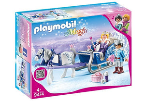 Playmobil 9474 Sleigh with Royal Couple Prince and Princess (Boxed)
