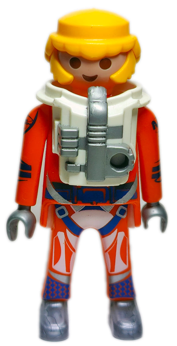 Playmobil 30 00 2834 Orange Astronaut 9488 Mission Rocket with Launch Site