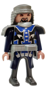 Playmobil 30 00 3043 30003043 Samurai, blue suit, silver-grey chainmail hood and armour 5464