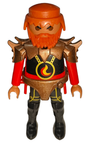 Playmobil 30 00 6804 Dark skin, orange hair and beard, Burnham, Novelmore 70393