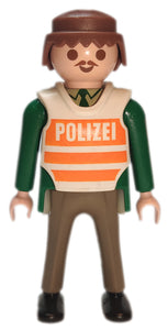 Playmobil 30 00 7540 Police officer, green coat, traffic vest 3259 3982