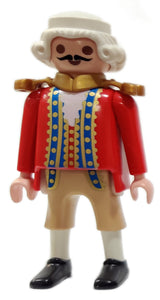Playmobil 30 00 9572 30009572 Bastion Commander, Royal Navy: red coat, white periwig, redcoat 5139