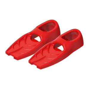Playmobil 30 02 5134 Red fins Flipper, notch in front, fits over boot 70708