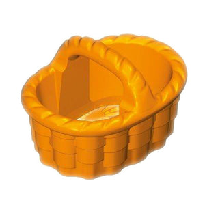 Playmobil 30 02 9172 and 30 02 9182 Orange Basket, large, oval with handle Complete