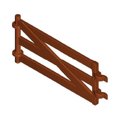 Playmobil 30 02 9922 Brown Fence, made of longers, hooks together 6936