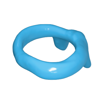 Playmobil 30 06 5013 light blue headband knotted