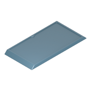 Playmobil 30 07 2363 grey Sign, rectangular, wide, with beveled ends, System X