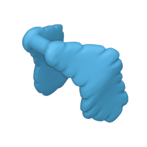 Playmobil 30 07 8520 olympic light blue backswept helmet feathers