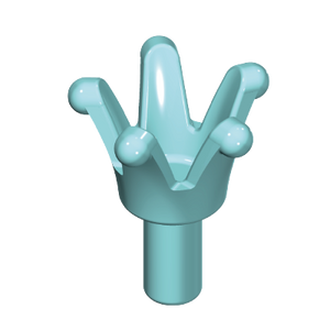 Playmobil 30 09 7892 pale blue small crown with peg
