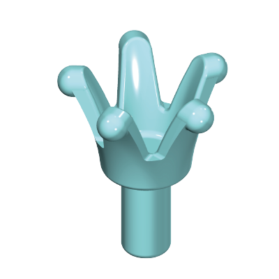 Playmobil 30 09 7892 pale blue small crown with peg