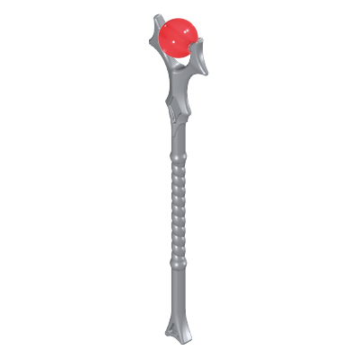 Playmobil 30 20 4002 Staff with horns at top with clips 30 20 3382 Red Small Ball