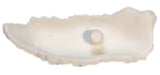Playmobil 30 20 5140 white feather, lies flat on hat, peg under middle for tricorne hat