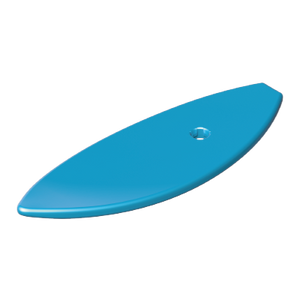Playmobil 30 21 0423 Light blue surfboard waveboard