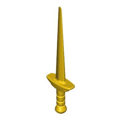 Playmobil 30 21 8340 Gold Sword, guard curves away from blade