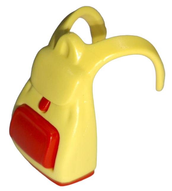 Playmobil 30 23 7940 light yellow backpack; 30 05 1002 Red insert