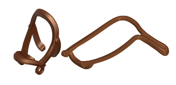 Playmobil 30 23 9222 and 30 23 9232 Dark Brown Horse bridle and Reins