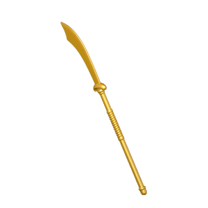 Playmobil 30 25 8443 Gold Halberd with curved scimitar blade