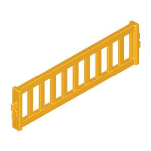 Playmobil 30 28 6150 Yellow Fence, low, with square vertical slats