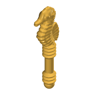 Playmobil 30 29 7680 Gold Scepter shaped like seahorse