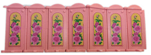 Playmobil 30 64 0840 Victorian Pink Dressing Screen, standing, archtop (Pre-Owned)
