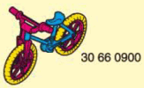 Playmobil 30 66 0900 Yellow Red Blue Bicycle, mountain, child-size 3712, 4070, 4999, 5024