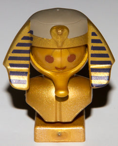 Playmobil 30 66 9453 Bust of Egyptian Pharaoh silver hood blue stripe 9542 6483