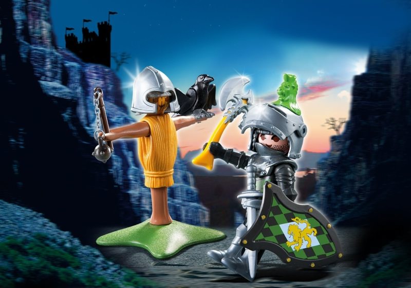 Playmobil 4768 Special Plus Lion Knight with Training Dummy