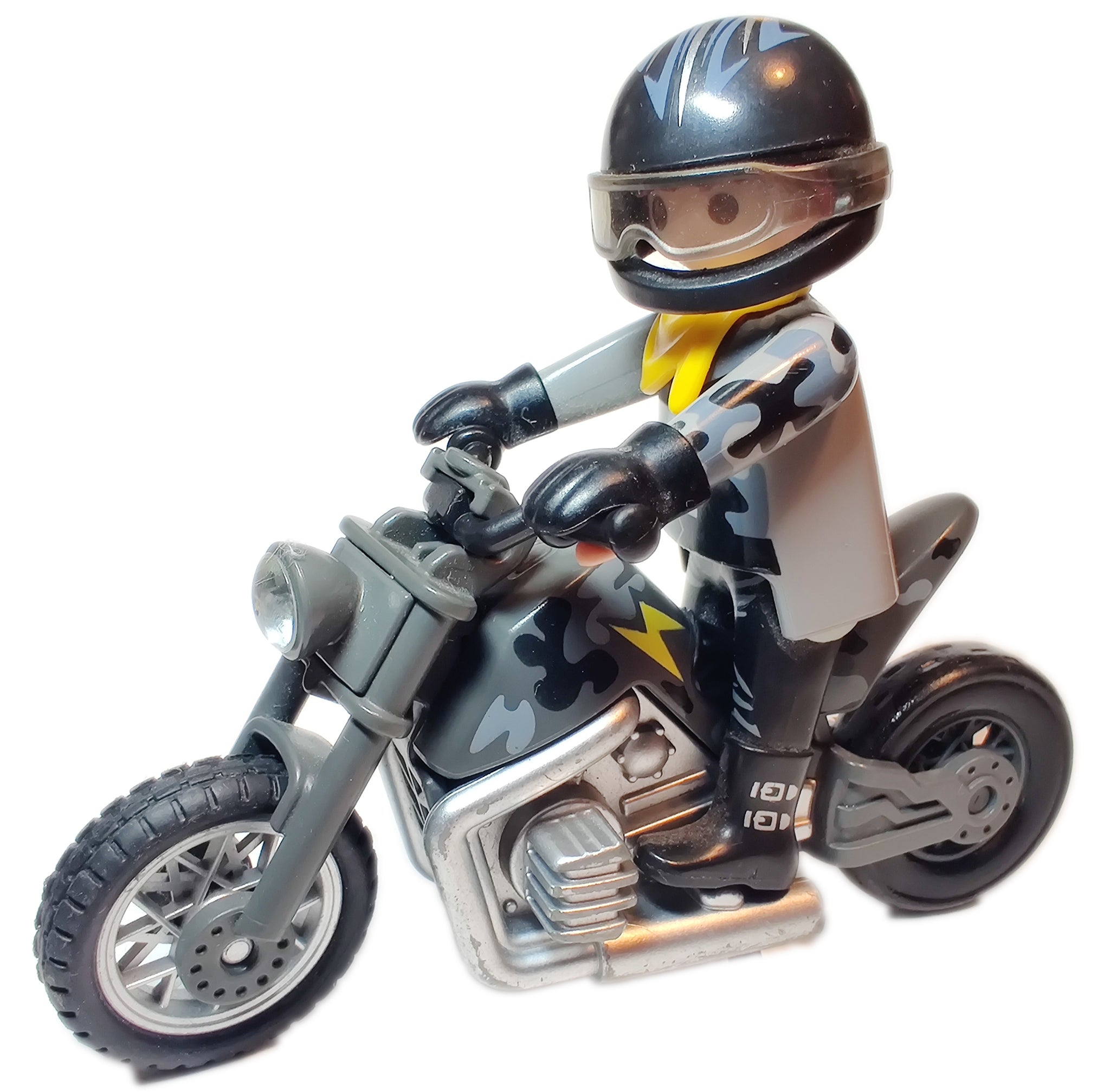 bike helmet playmobil Playmobil 5118 Motorbike Bike Sports Custom Motorcycle with Rider