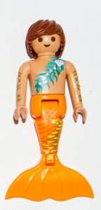 Playmobil 70095 Nightlight Pearl Shell Male Orange Mermaid New Style