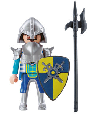 Playmobil 70503 Novelmore Knight with 30 21 8382 Halberd and 30 63 2406 Shield