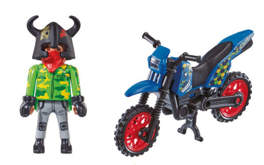 Playmobil 70553 Stunt Show Motocross with Driver