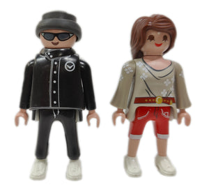 PLaymobil 70573 Police Bicycle with Thief, 30 14 4362 woman, 30 00 8334 Thief
