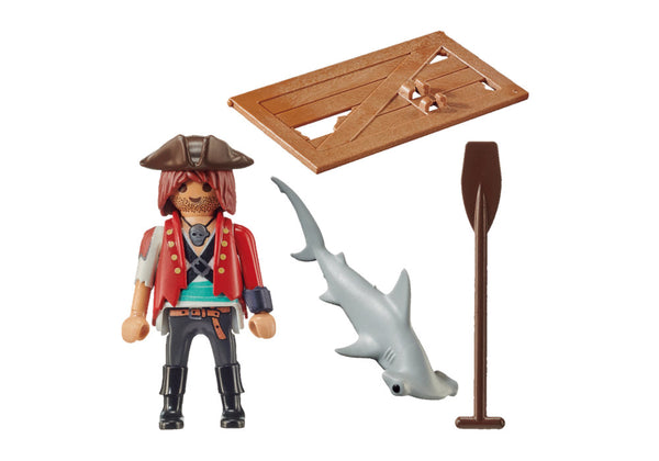 playmobil piraten hängematte Playmobil 70598 Pirate with Raft and small hammerhead shark –  PlaymobilSpareParts