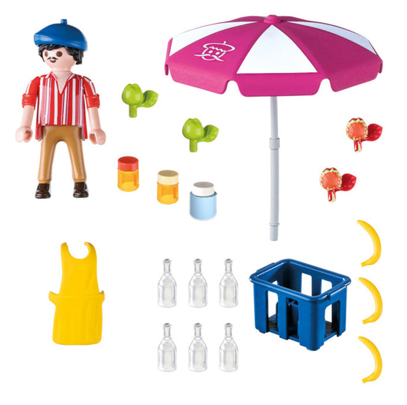 Playmobil Family Fun Crepe Cart Vendor Man and accessories 70614