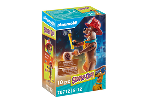 PLAYMOBIL 70712 SCOOBY-DOO! Collectible Firefighter Figure
