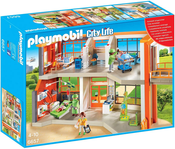 Playmobil 6657 City Life Furnished Children's Hospital