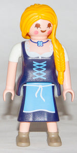 Playmobil 9147 Series 11 Girls Lebkuchen Lady Bavaria Braid Yellow Blonde Hair