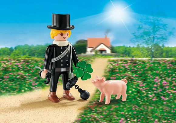 Playmobil 9296 Schornsteinfeger mit Glücksschweinchen Chimney sweep