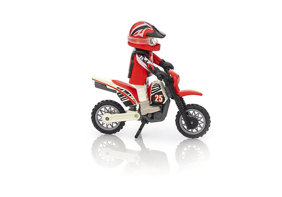 bike helmet playmobil Playmobil 9357 Motocross Driver Motorcycle Scrambler Bike Biker Helmet