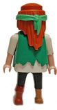 Playmobil 6434 Pirate big orange beard ragged green coat peg leg 30 00 6533